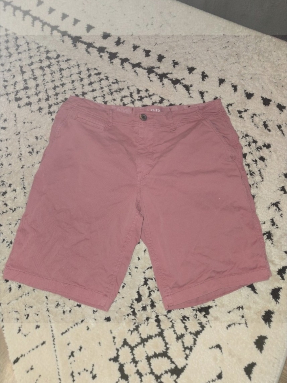 Original Paperbacks Men's Size 32 Garment-Dyed Pink Chino Shorts EUC